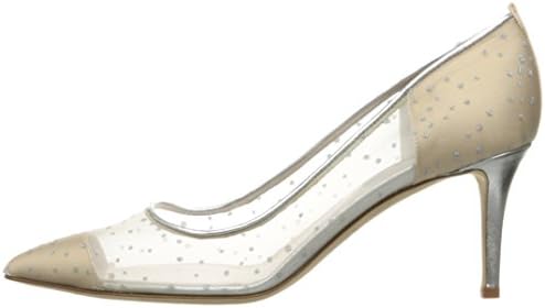 SJP by Sarah Jessica Parker Women's Glass 70 Mid Heel Pointed Toe Dress Pump, Ivey Raindrops, 37.5 EU/7 B US | Image 7