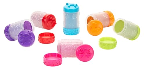 Wonder Factory Never Dry Single Sand - Incluye 104 ml de Arena en Herramienta 4 en 1, Compuesto Colorido para Modelar, No Se Seca, Sin Gluten, Juguetes Creativos para Niños, Infinitas Posibilidades