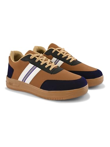 Image of Centrino Men's Sneakers | Cushioned Insole Comfortable Shoes | Trendy & Stylish Modern Sneakers | Durable Lightweight Sole Casual Walking Footwear (8184)