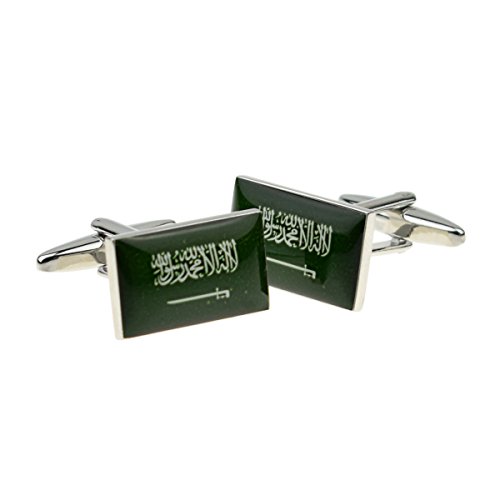 Mancuernillas Hombre Bandera Arabia Saudita Talla Única miniatura 1