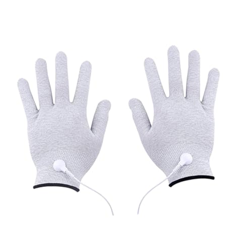 Gatuida 1 Par De Guantes De Suministro De Mano Accesorio De Masaje Guantes Conductores Para El Hogar Suministro De Masaje De Electrodos Para El Hogar Accesorio De