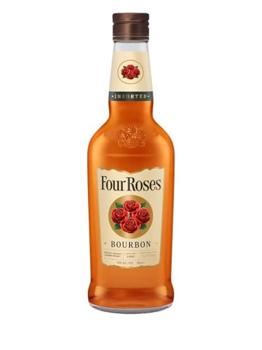 Four Roses – Bourbon Whiskey mit Frucht- und Gewürzaromen – Aromatisch und fruchtig-würzig mit einem milden Finish – 1 x 0,7 L