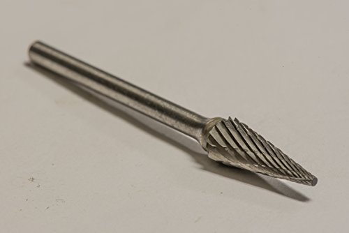 Fresa de carburo sólido doble corte 1/4" x 1/2" miniatura 6