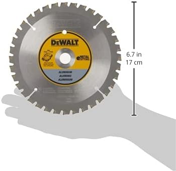 DEWALT Circular Saw Blade, 6 1/2 Inch, 36 Tooth, Aluminum Cutting (DW9152)