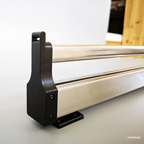 Closet Hanger Rail, Removable Cabinet Rod 30-60cm, Wardrobe Clothes Rack, Closet Organizer for Pants and Coat (800mm/31.5 inch)