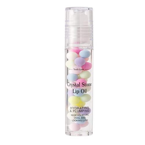 Roll Lip Oil - Aceite hidratante de labios | Maquillaje de labios incoloro para adolescentes hidratando bálsamo labial sin parar para mujeres