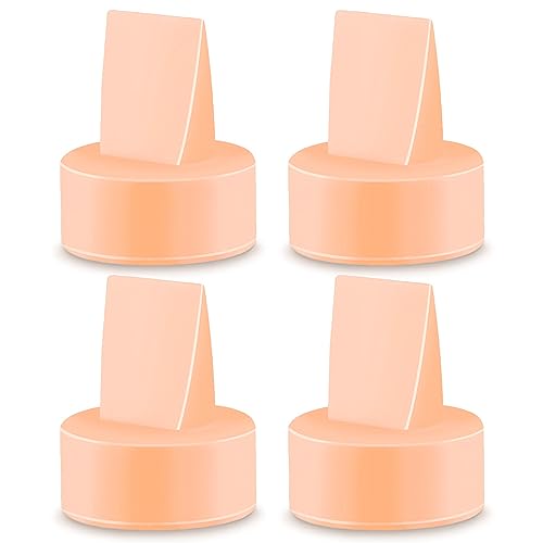 Image of Maymom Duckbill Valves Compatible with Spectra S1 S2 9 Plus Dew 350 Not Original Spectra Pump Parts S2 Accessories Replace Valve (Orange, 4ct)