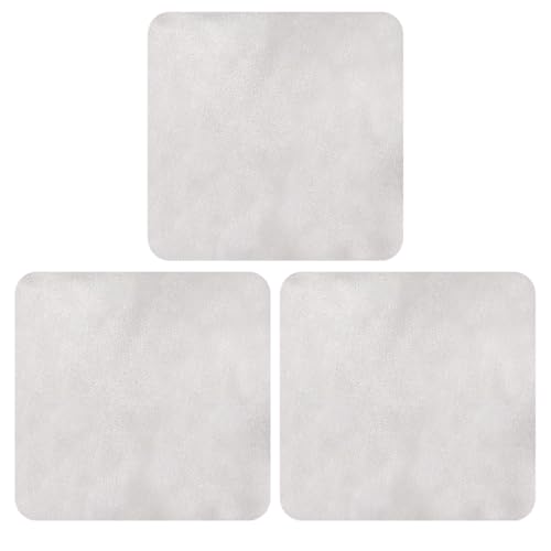 WUSJCOF Lote de 3 paños de limpieza de microfibra ultrafina, suaves, lavables y reutilizables, ideales para limpiar gafas, cámaras y tabletas (14 x 14 cm, gris).