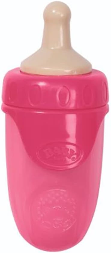 Bottle with Cap 832509 - Accessories for 43cm Dolls for Toddlers - Available in Pink, Red, or Orange - Includes One Feeding Bottle and Cap - Suitable for Kids from 3 Years