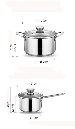 Ustensiles de cuisine marmite à soupe et poêle induction inox 304
