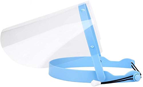 PROTECTOR Anti-Fog Adjustable Dental Full Face Shield with 10 Replaceable Plastic Protective Film