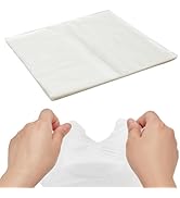 WEBEEDY 100 Sheets Tear Away Machine Embroidery Stabilizer Backing 10"x10" Embroidery Precut Shee...