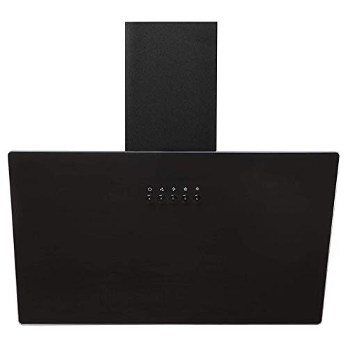 SIA AH60BL 60cm Black Angled Glass Cooker Hood