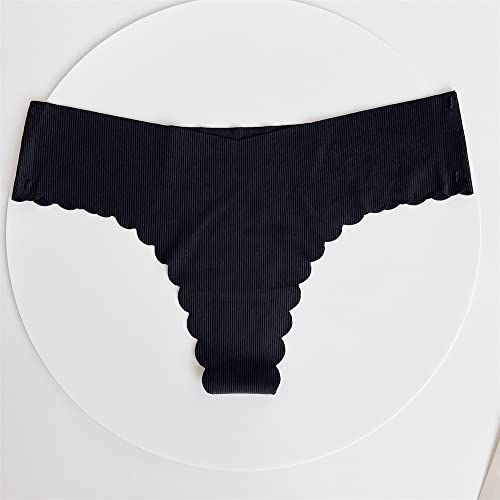 Image of Thongs for Women Seamless Underwear Low Rise Panties Thong