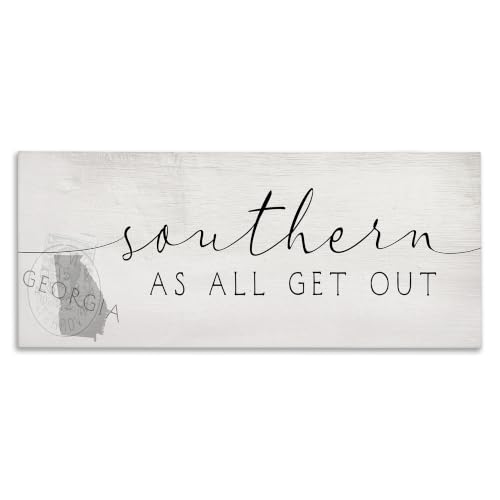 Stupell Industries 'Georgia State Southern As All Sentiment US'| Canvas Art