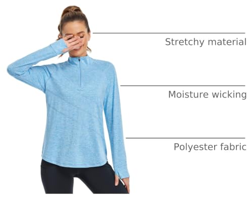 Image of Cucuchy Womens V Neck Golf Polo Shirts Moisture Wicking Sports Workout Tops