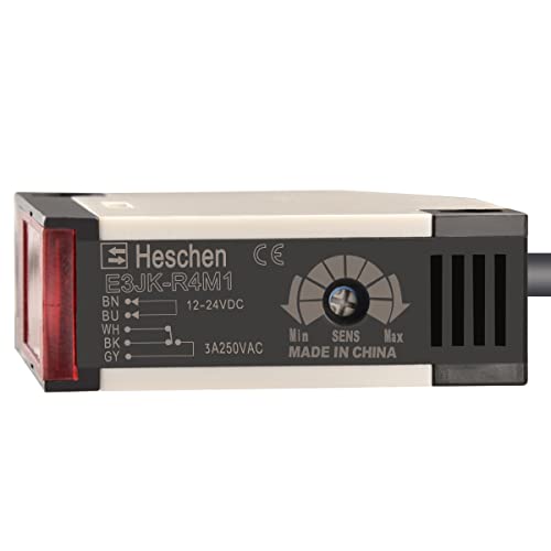 Heschen E3JK-R4M1 - Interruttore fotoelettrico, DC...