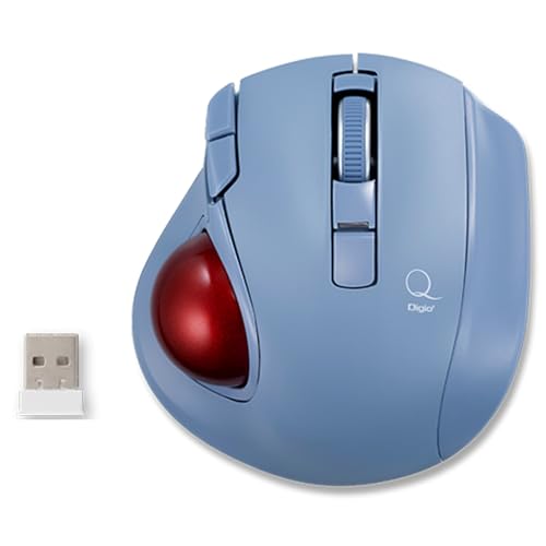 Amazon.co.jp: Digio2 トラックボールマウス 小型 2.4GHz ワイヤレス 5