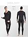 HUBGFEQ Mens V-Neck Thermal Underwear Set Long Johns Autumn Winter Shirt Pants 2 Pcs Set Thermal Clothing-Dark Grey-Asian Size XL