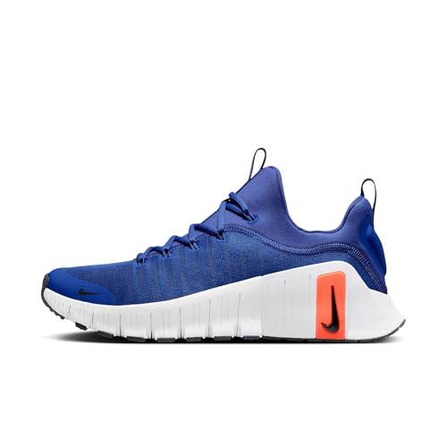 Nike Free Metcon 6 Men's Workout Shoes (FJ7127-401, Astronomy Blue/Hyper Crimson/Pale Ivory/Black) Size 11