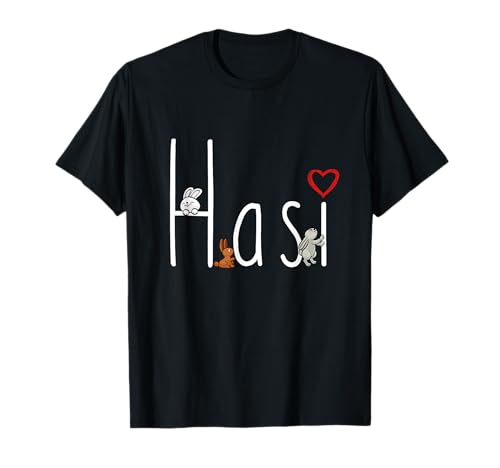 Hasi Kaninchen mit Herz Hasen Pulli Häschen Hasi T-Shirt