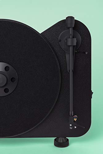 Pro-Ject Vt-E R (Om5E) - Black Vertical Turntable, Black/Matte #TOP3