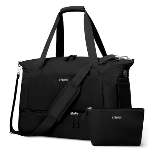 Best duffel bag for weekend travel ETRONIK 35L Women’s Travel Gym Bag