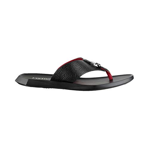 Image of Metro Men Leather Chappals (16-9444)