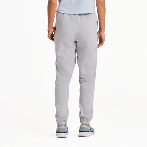 Life is Good. Women's Solid Good Vibes Fleece Jogger, Heather Gray2