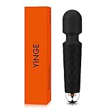 YINGE Mini Wand Massager for Women/Man with Powerful Vibrating Small Cordless Handheld Bullet Personal Waterproof Deep Tissue Therapeutic Massage Body Neck Foot ...
