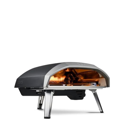 Ooni Koda Forno de pizza a gás 16 – Forno de pizza ao ar livre de propano de 28 mbar, forno portátil para pizza de fogo e cozido em pedra, com mangueira e regulador de gás, máquina de pizza de