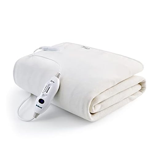 Bedsure Calienta Camas Electrico Individual - Calientacamas 90 Eléctrica Calentador, Manta Calefactora Cubrecolchon Termica Electric Blanket 150x80 Pequeña Lavable Apagado Automático, Blanco