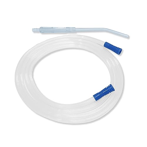 Image of Otica Yankauer Suction Set | 2.5M Long Suction Tube with Yankauer Handle | Sterile - EO (5, Yankauer Handle Standard Tip.)
