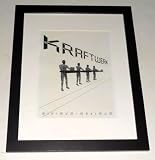 Cleveland Vinyl Framed Kraftwerk Minimum Maximum Promo 2005 German Rock Art 14'' by 17'', black
