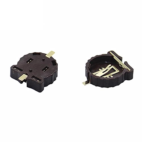 10PCS SMD SMT CR1220 CR1225 BS-1220-2 3V Button Cell Battery Socket Holder CASE Box