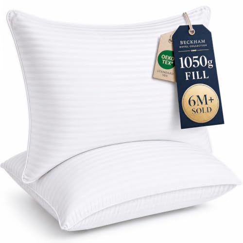Beckham Hotel Collection Bed Pillows Standard/Queen Size Set of...