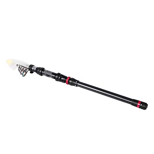 Anself Blusea Vara De Pesca Super Leve Telescópica De Carbono Mar Vara De Pesca Vara De Pesca Tackle