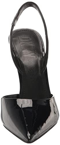 DKNY Women's Metal Strap Detail Heeled Bootie Sandal2