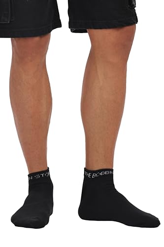 Image of Premium Cotton Ankle Socks for Men & Women | Unisex Everyday Socks | Breathable, Anti-Odour, Anti-Slip, Lightweight Training & Casual Wear | Ankle Length Cotton Socks Pack of 2