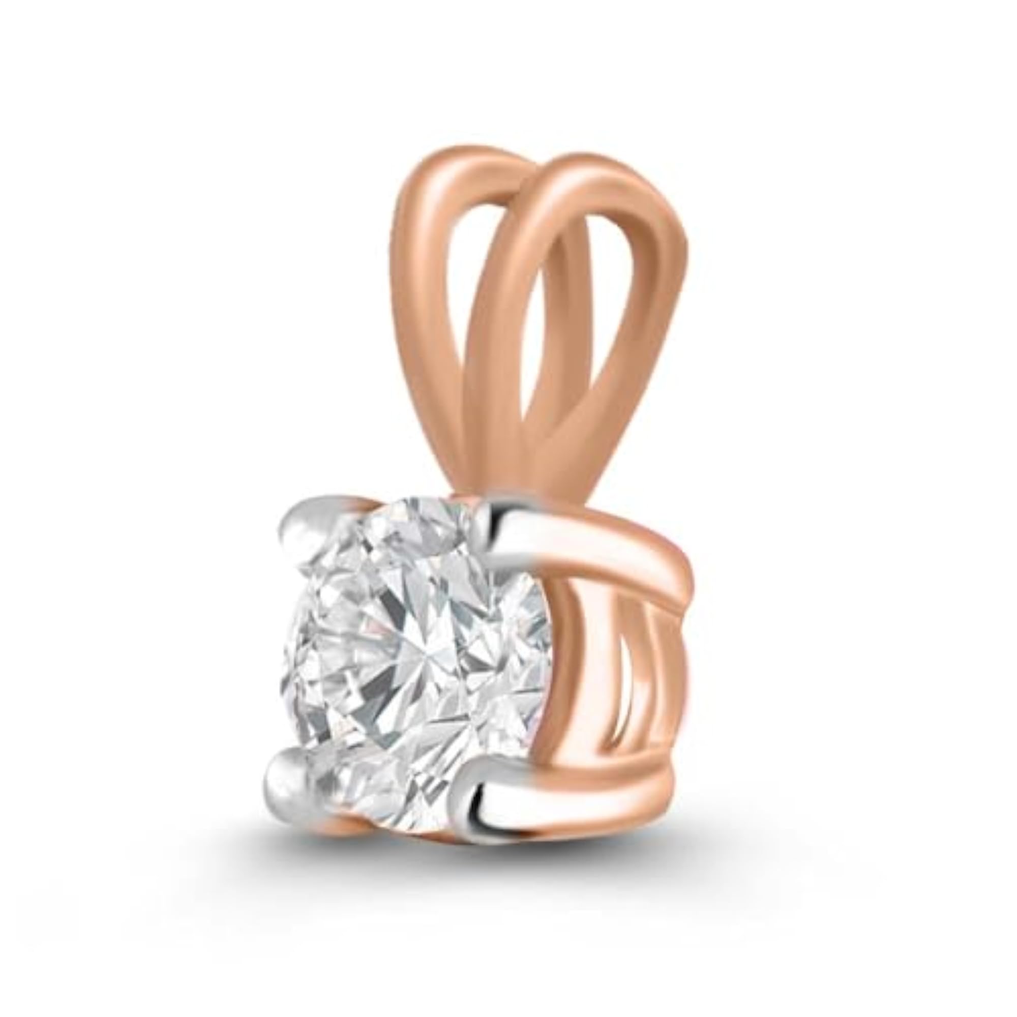 Lab Grown Diamond Solitaire Pendant, Elegant