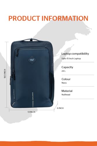 Image of Wildcraft Nimbus Large Workpack for Work and Travel | Lightweight
