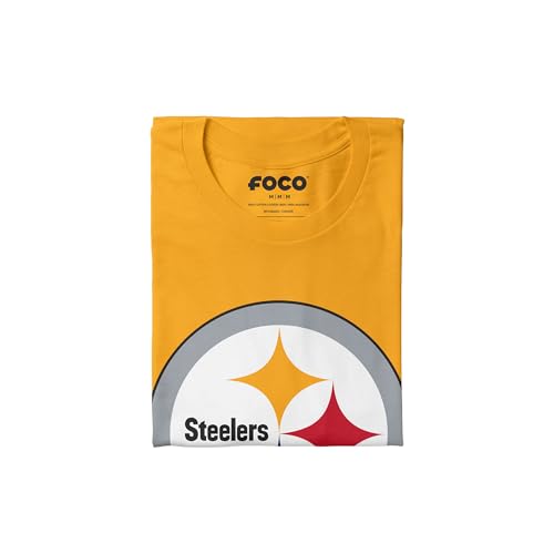 Image of FOCO Men's NFL Team Primary Logo Black Short Sleeve T-Shirt