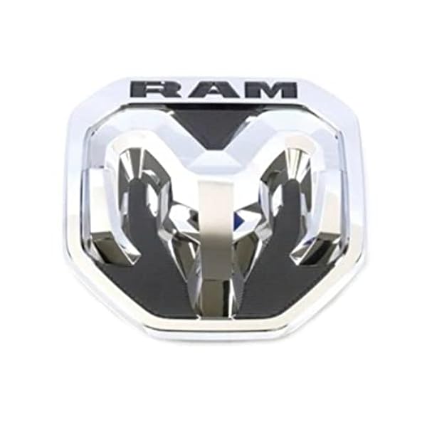 2019 DODGE RAM - Medallón de cabeza de RAM para portón trasero, cromado, OEM MOPAR