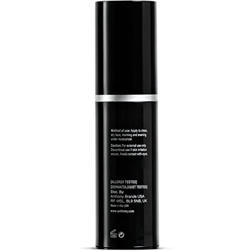Anthony High Performance Vitamin C Cream Treatment. Advanced Anti-Aging Serum for Face with Polypeptides & Salicylic Acid. Dark Spot Corrector Moisturizer for Face Brightening, 2 Pack (1 Fl Oz)