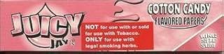 Juicy Jays Cotton Candy Flavored Rolling Papers King Size Slim - 3 Pack