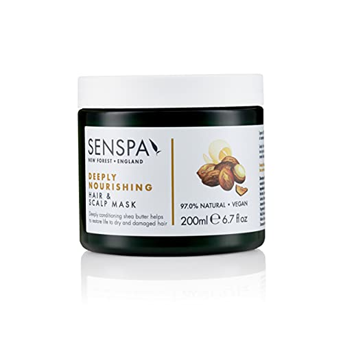 SenSpa Deeply Nourishing Hair & Scalp Mask, Vegan Conditioning Treatment, 200ml