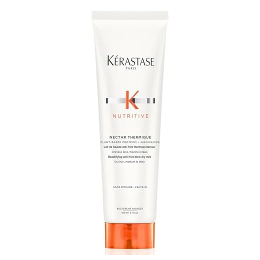 Kérastase Nutritive, Protector Térmico, Para Cabello seco, Protege del calor, acondiciona e hidrata, Con nutrientes esenciales, Nectar Thermique, 150 ml