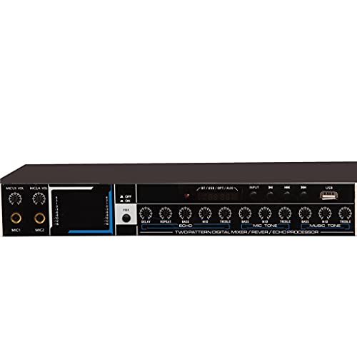 PFDTS Professioneel KTV Vóór Reverb-processors met Bluetooth USB Ooptische vezel ingang audio-ontvanger om weerstand te bieden aan de NOI - Image 4