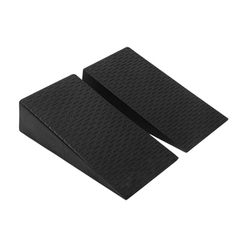 Menolana Foam Yoga Wedge Block Foot Stretcher Pilates Sports Squat Ramp Calf Raises Incline Board Tight Calves Slanting Board Non Slip, 2pcs
