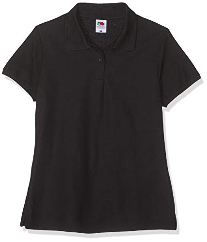 Produktfoto von Fruit of the Loom 65/35 Polo Shirt NEU, Farbe:schwarz, Größe:4XL